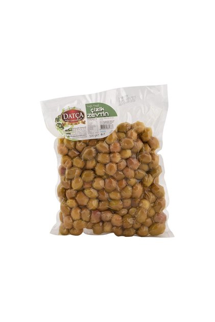 Yağlı Yeşil Çizik Zeytin 500gr