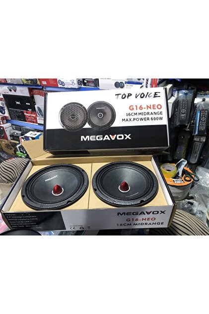 Megavox G16 Neo 600 Wat 100 Rms Mıdrange (neo Serisi Anfiye