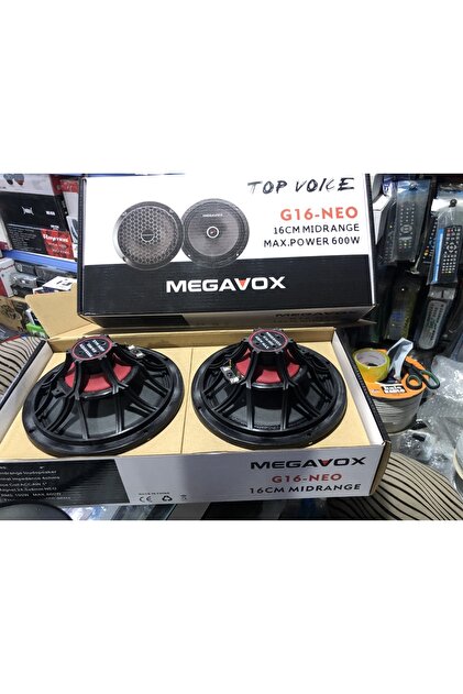 Megavox G16 Neo 600 Wat 100 Rms Mıdrange (neo Serisi Anfiye