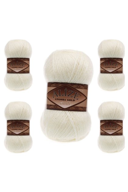 Ayzen Home Angora Gold Glitter 5 Pack Color No: 01