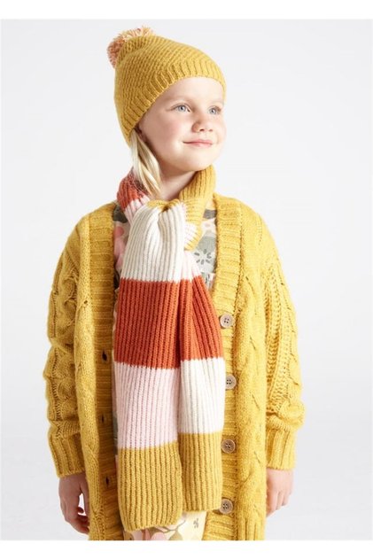Girl's scarf/hat Yellow 10343