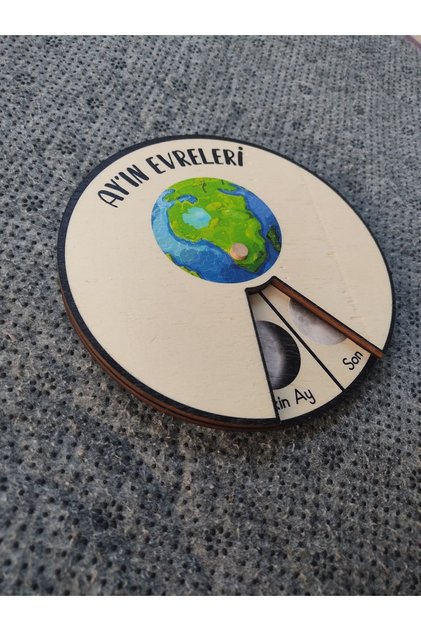 Ayın Evreleri Yuvarlak Çarklı Sistem 15 Cm Çap