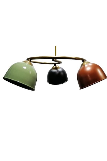 Mylights Renkli Metal Sarkıt Avize Üçlü Avize