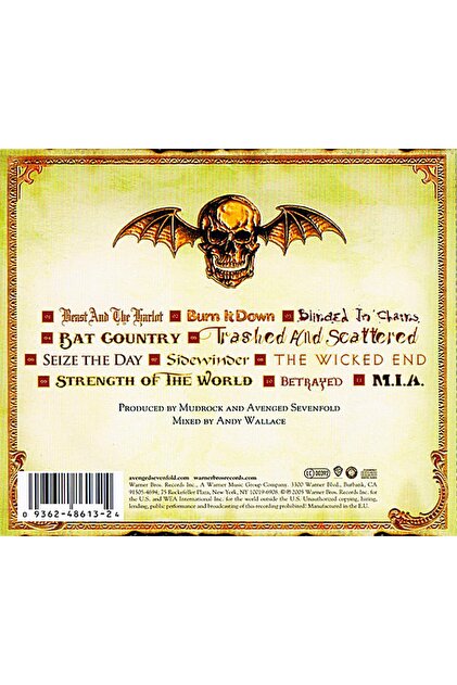 Warner Bros Avenged Sevenfold - City Of Evil - Cd - Fiyatı, Yorumları