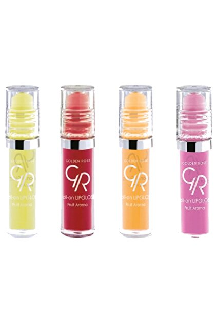 Golden Rose Meyveli Dudak Parlatıcısı-roll On Lipgloss Çilek+muz+