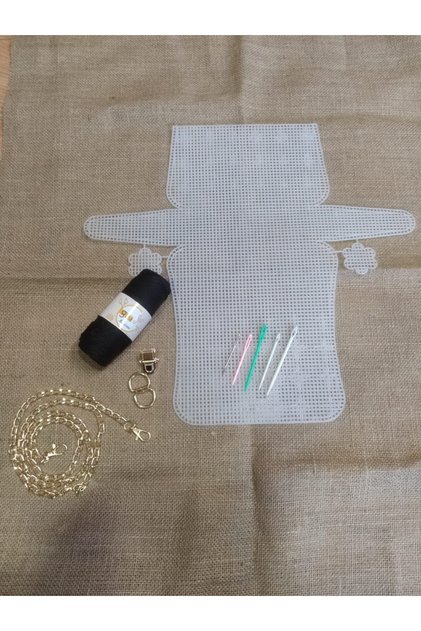 Plastik Kanvas Çanta Seti