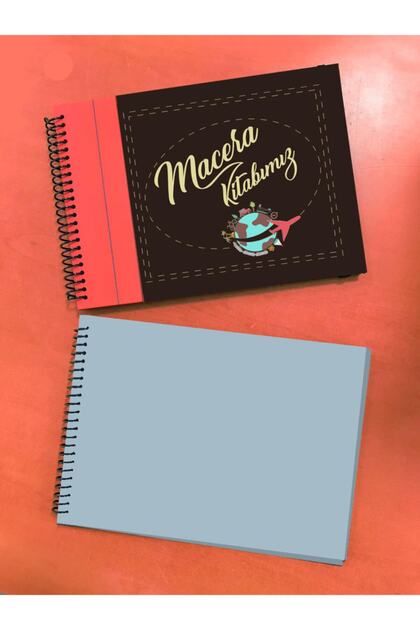 Our Adventure Book Memory and Adventure Notebook Blue Inner Page