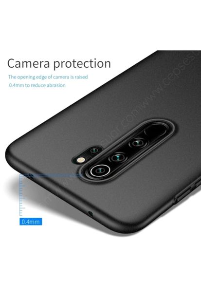 Ekoodukkan Xiaomi Redmi Note 8 Pro Uyumlu Metal Kamera Lensi Koruyucu Siyah (2 ADET) - 2
