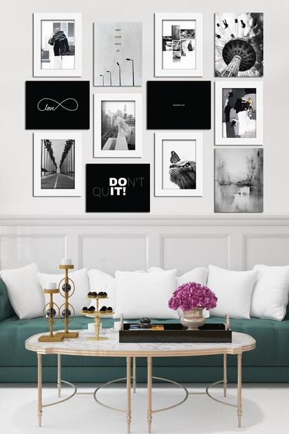 Modern Style 12 Parçalı Mdf Tablo Mck041