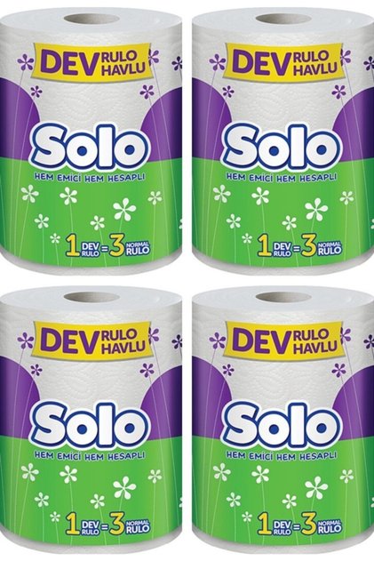 4 Paket Dev Rulo Havlu Kağıt