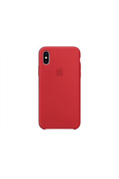 Apple Iphone X/xs Silikon Kılıf - Kırmızı - 1
