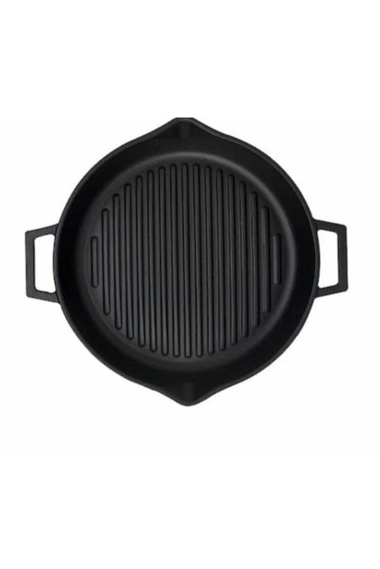 Tanner Pottery Cast Iron Pan with Double Handle 30 Cm