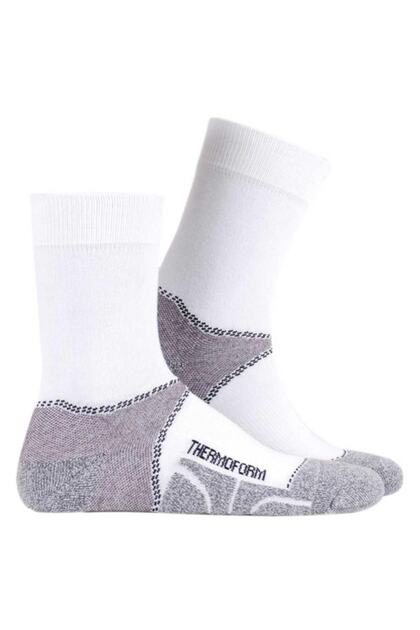 Unisex Walking Uzun Çorap Beyaz