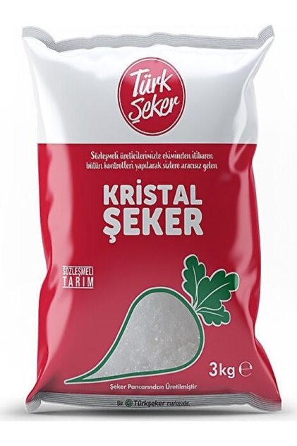 Kristal Toz Şeker 3 Kg