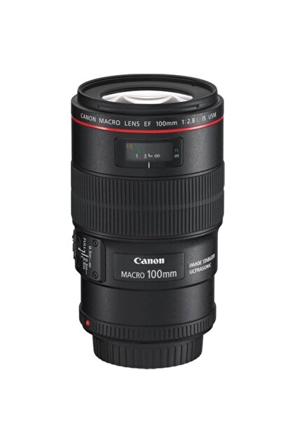 Canon Ef 100mm F/2.8l Is Usm Macro Lens ( Eurasia Garantili