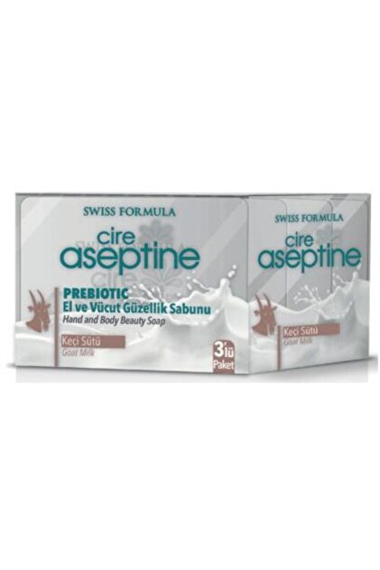 CIRE ASEPTINE Prebiotic El Ve Vücut Güzelllik Sabunu 3'lü Keçi Sütlü katı sabun - 1
