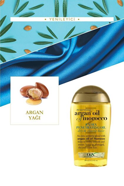OGX Argan Oil Of Morocco Sülfatsız Şampuan + Saç Bakım Kremi + Argan Oil Of Morocco Saç Bakım Yağı - 5