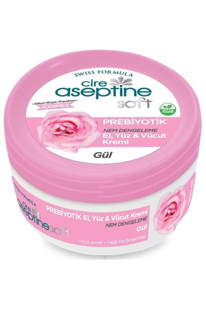 Soft Rose Extract Moisture Balancing and Nourishing Prebiotic Cream 200 ml