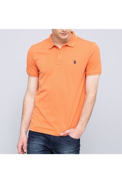 Men's Polo Collar Melon T-shirt