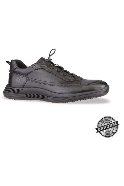 M.p Casual 100% Genuine Leather Thermo Sole Quality Ornial Classic Black Shoes Casual