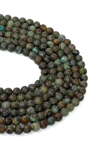 6 mm African Turquoise Stone Sequence