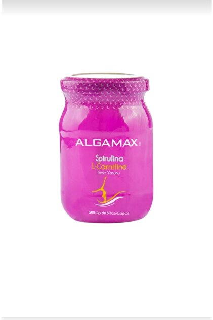 ALGAMAX Spirulina L-carnitine Kapsül 500 Mg X 90 Adet
