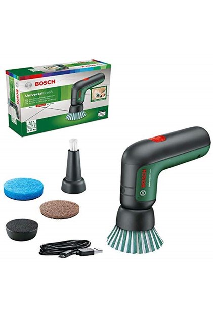 Akülü Elektrikli Temizleme Fırçası Universalbrush (3.6 Ah Dahili Akü, 1 Mikro Usb Şarj Cihazı