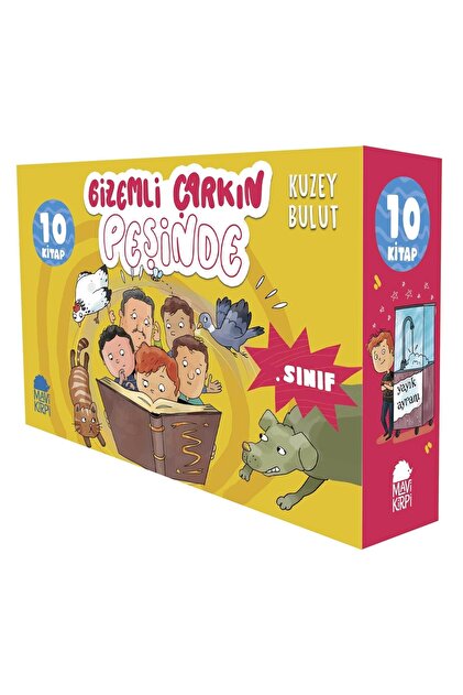 Mavi Kirpi Gizemli Çarkın Peşinde 3. Sınıf Seti - (10 Kitap