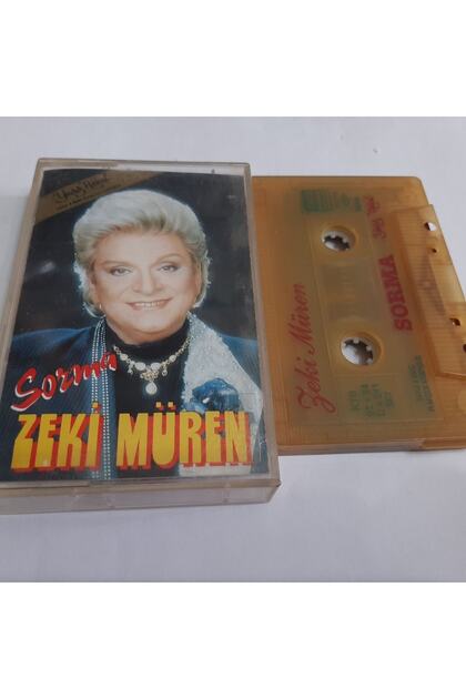Zeki Müren Sorma Cam Baskı Kaset
