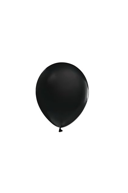 Mini Party Store Balloon Metallic Black 10 Pieces