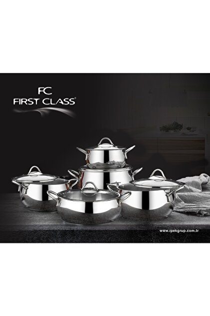 First Class 10 Parça Delux Tencere Seti Platin - Fiyatı, Yorumları