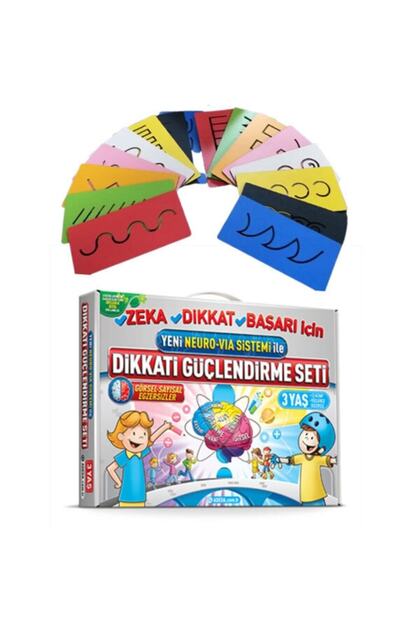 Adeda 3 Years Attention Strengthening Set Drawing Set 3 Years + Preschool Drawing Set (5 Pieces)