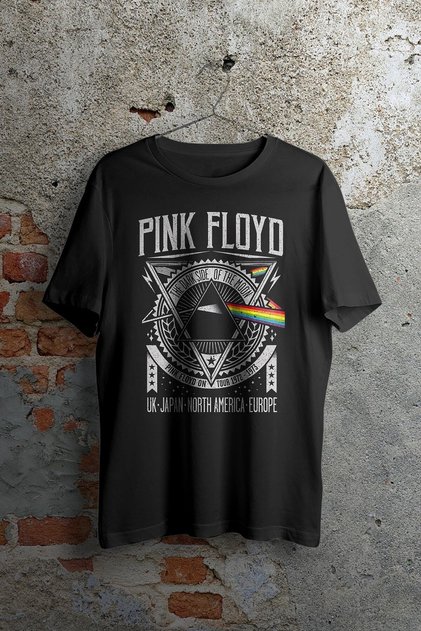 Pink Floyd Dark Side Europe Unisex Printed T-shirt