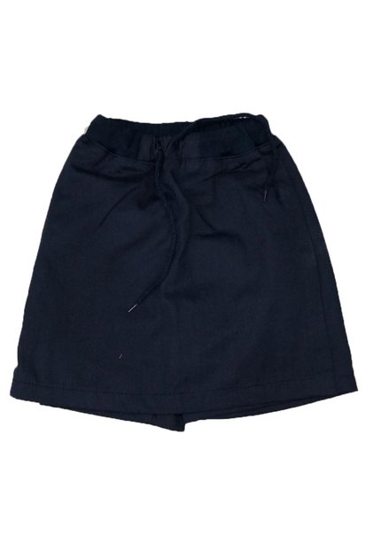Girl Ribbed Waist School Performance Graduation Shorts Skirt