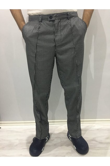 Cook-kitchen-restaurant-trousers (WITH WAIST ELASTIC)