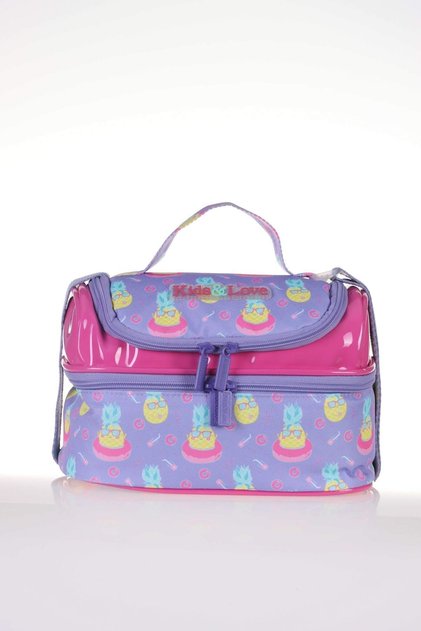 Love Ananas Rugan Hologram Beslenme Çantası 24x15x15 l7069
