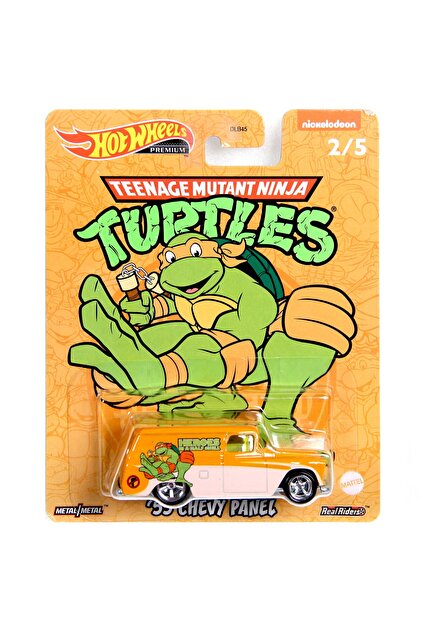 Mattel Hot Wheels Ninja Turtles Premium Arabalar 55 Chevy Panel