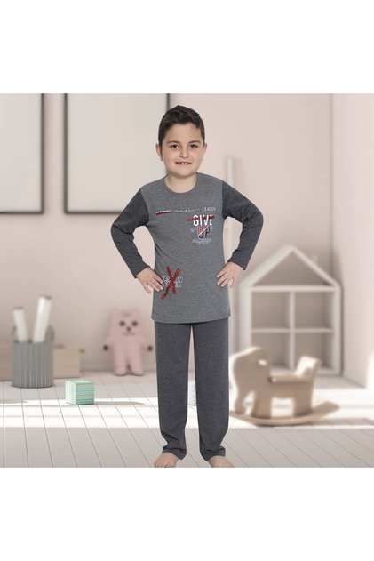3 10 Years Old Boy Seasonal Long Sleeve Pajamas Set