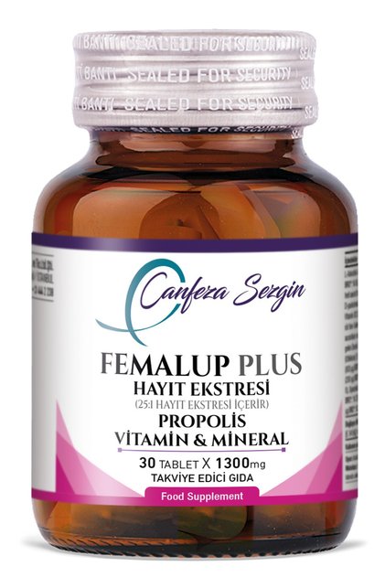 Femalup plus 30 tablets – chasteberry extract (vitex agnus castus), citrus extract, propolis, multivitamin, multimineral, coenzyme q10, inositol, choline complex