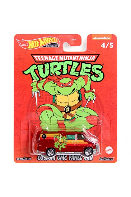 Mattel Hot Wheels Ninja Turtles Premium Arabalar Custom Gmc Panel