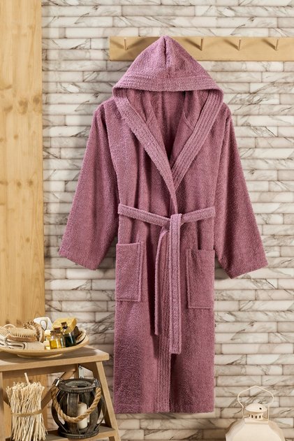 Халат з капюшоном 100 бавовна