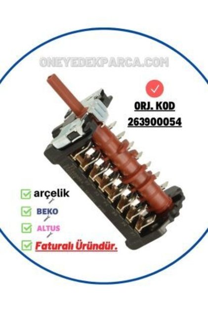 9620 Mı Fırın Komutatörü (6 Konumlu)