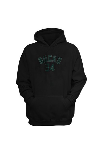 Men's Black Milwaukee Giannis Antetokounmpo Hoodie Sweatshirt