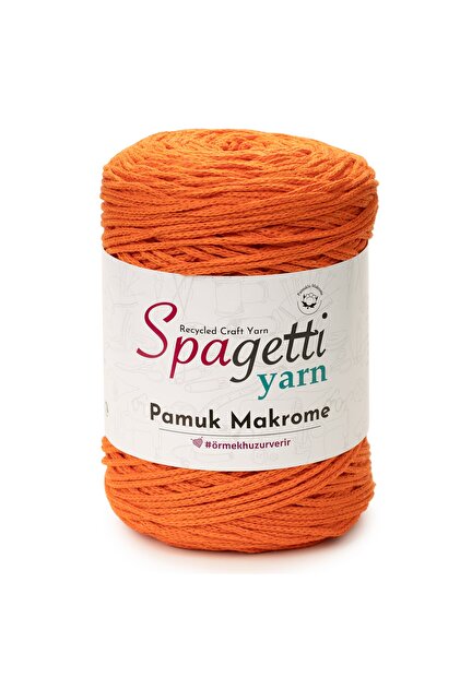 Orange Cotton Macrame Rope