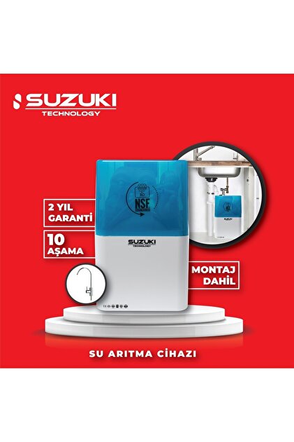 SUZUKI Technology 10 Aşamalı Su Arıtma Cihazı - Ücretsiz Montaj
