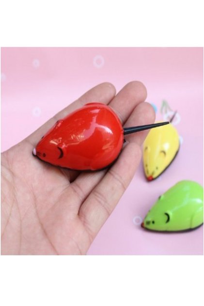 Cat Toy Pull and Drop Mouse Colorful