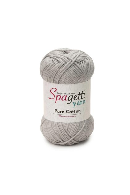 Pure Cotton Gray Hand Knitting Yarn