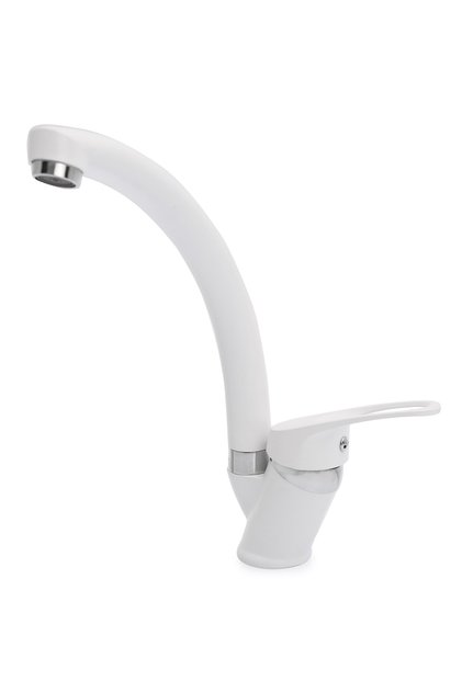 Mix Swan White Kitchen Sink Faucet