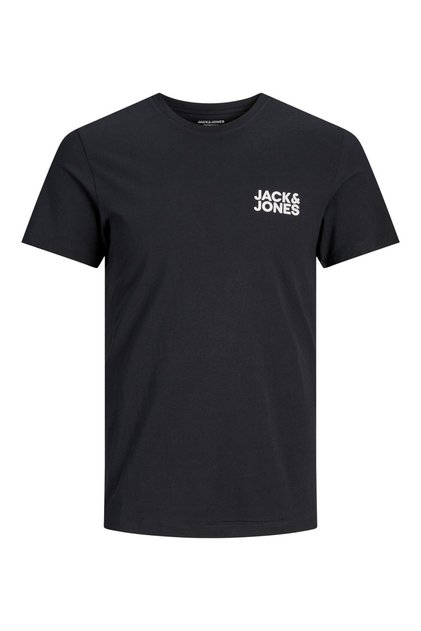Erkek Siyah Sol Göğüs Küçük Yazılı Tshirt