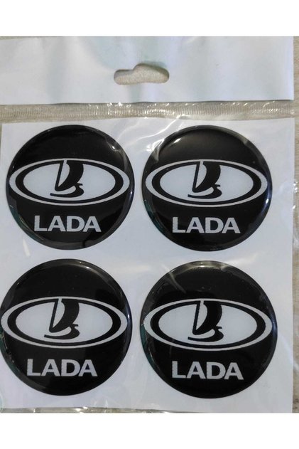 Lada Samarra Plasto (damla) Yapıştırma Jant Göbeği 4 Lü 45 Mm